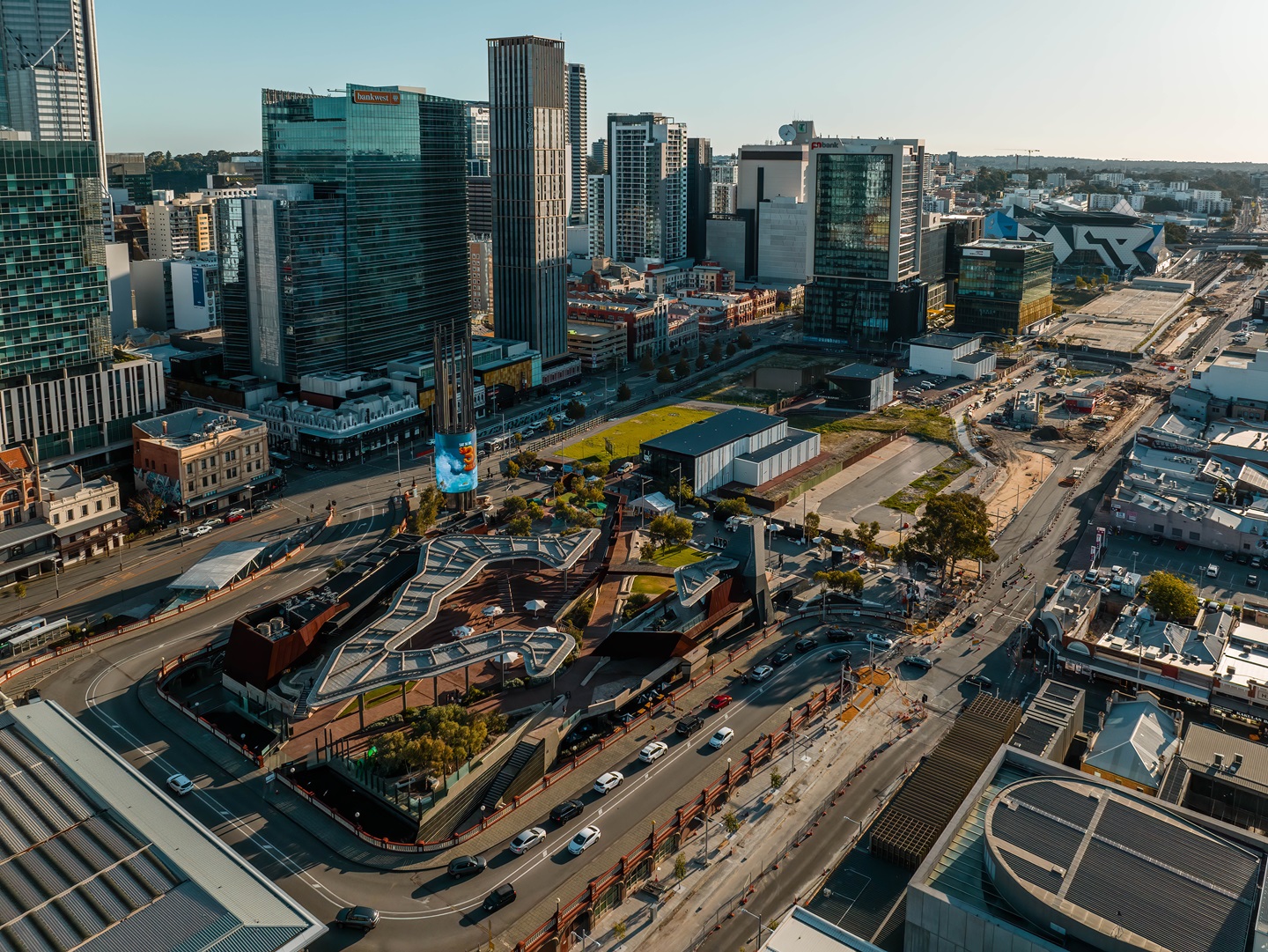 The inner-city precinct